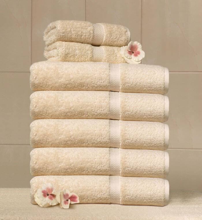 Crown Touch Hotel Towels, 16 x 30 White Hand Towel