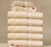 Crown Touch Towel - Beige