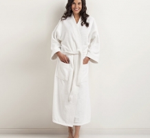 Optima Terry Kimono Velour Robe