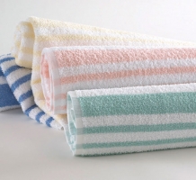 Tropical Stripe Pool Towel