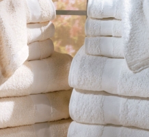 Lexington Towel – White or Ecru