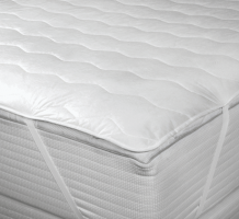 Quilted Mattress Pad with Anchor Bands